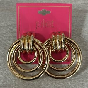Juliet Infinity Circle Statement Earrings
